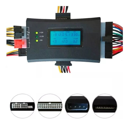 Probador De Fuente De Alimentación Tester Fuente Poder Pc