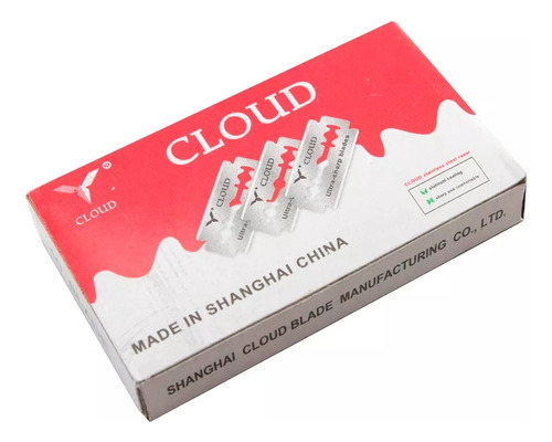 Hoja De Afeitar Filos Cloud Para Navajin Caja X10 Un