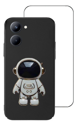 Funda De Silicona For Realme 10 4g Con Anillo De Astronauta