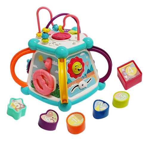 Juguete De Cubo De Actividad Musical Para Niños De 1 Año