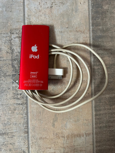 Ipod Nano Rojo 16 Gb Apple Rojo (Usado)