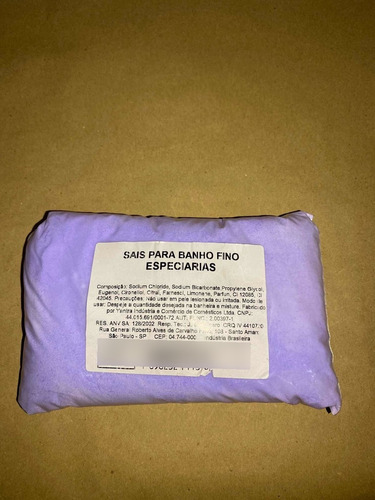 Sais De Banho Espumante 500g Diversas Fragrâncias