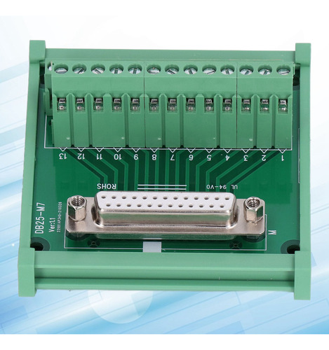 Placa Adaptadora Db25 A Conector De Terminal, Placa Pcb Rect