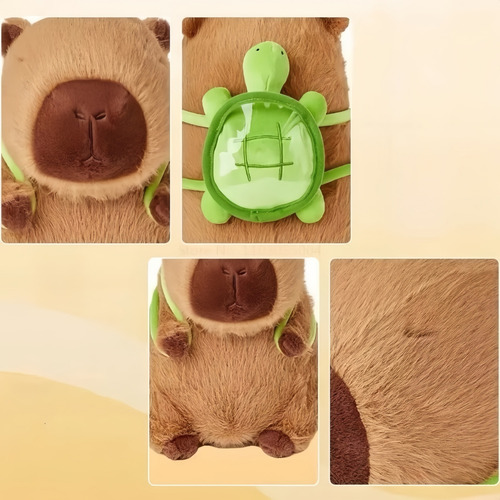Colgante De Muñeca De Capibara De Peluche Para Niños, 2 Piez