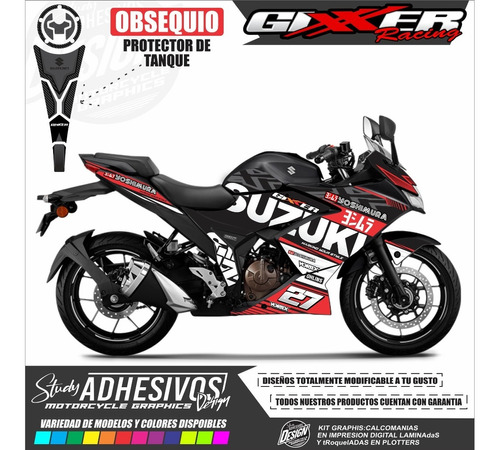 Calcomanias Suzuki Gixxer 250 Personalizadas Stickers 