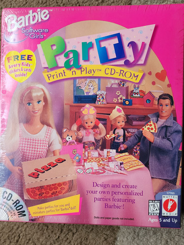 Barbie Videojuego Pc Colección Party Nuevo Sellado