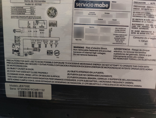 Horno De Mocrooondas Lg (Usado)
