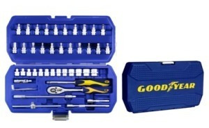 Imagen 3 de 4 de Set Tubos Goodyear Hogar Maletin 46 Piezas Gy-sk-5004