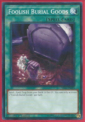 Yugioh Foolish Burial Goods Comun