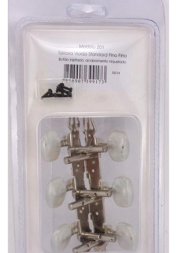 Tarraxa P/ Violão Nylon Pino Fino Deval 201