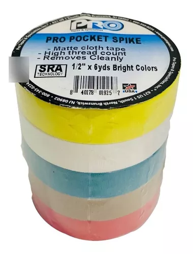 Pro-Gaff 1/2 Gaffer Tape (Cloth Spike Tape) - 10 Colors - 1/2 x
