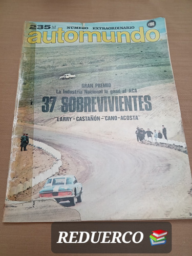 Automundo 235 Ushuaia Santa Rosa Malnatti  4/11/1969