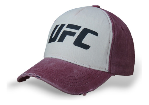 Gorra Trucker Ufc Jean Vintage Estampada Roturas Mma