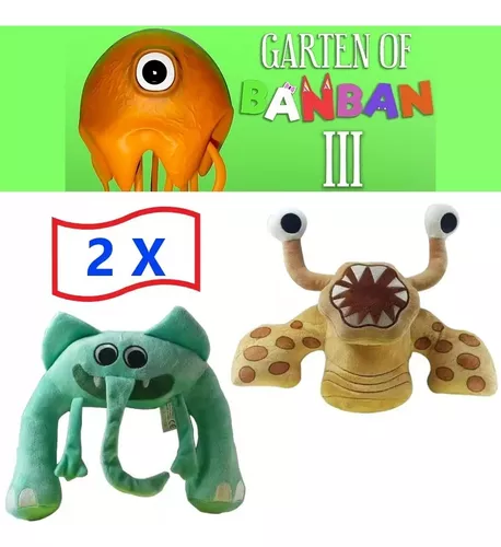 2 Pelúcias De Garden Of Ban Ban 3 Coach Pickles + Nibbler