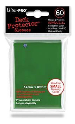 Protectores Mini Small Verde X 60 - Ultra Pro