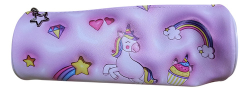 Cartuchera Escolar Kawaii Unicornio