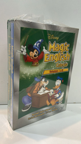 Dvd Disney Magic English - Coleção Volumes 1 À 8 (8 Discos)