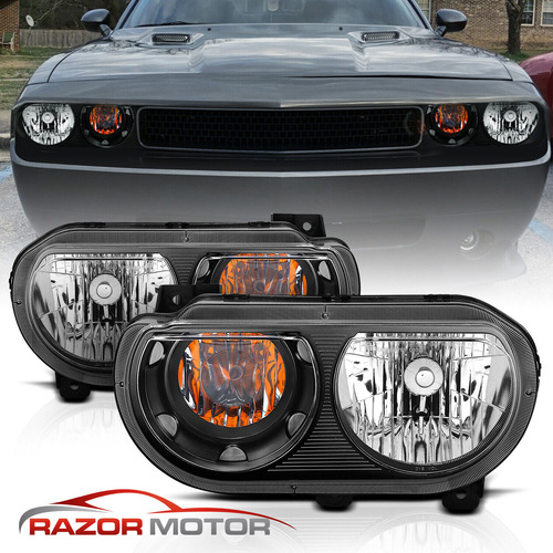 Par Faro Negro Dodge Challenger R/t 2013 5.7l