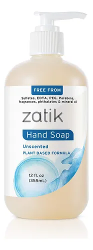 Jabón De Manos Zatik Sin Perfume, 355 Ml, Hidratante Para Pe