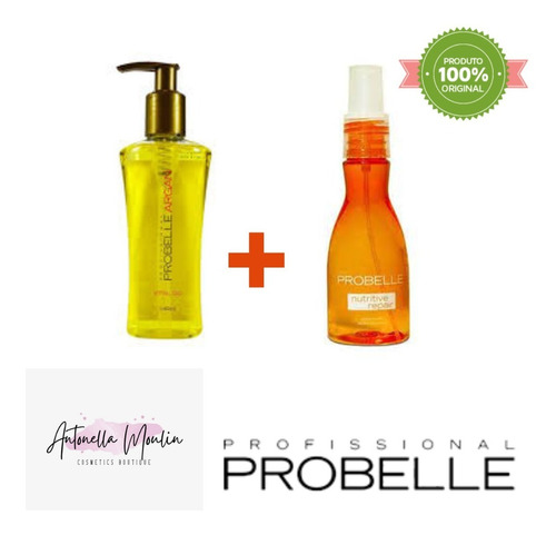 Nutritive Repair 120ml + Óleo De Argan 140ml Probelle