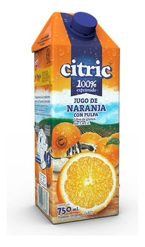 Jugo De Naranja Con Pulpa  Citric 750ml