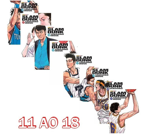 Slam Dunk 11 Ao 18! Mangá Panini! Lacrado! Edição De Luxo!