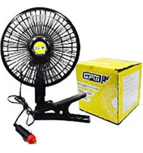 1 Ventilador Para Carro Pinza 17cm 12v 1p Ref Inar