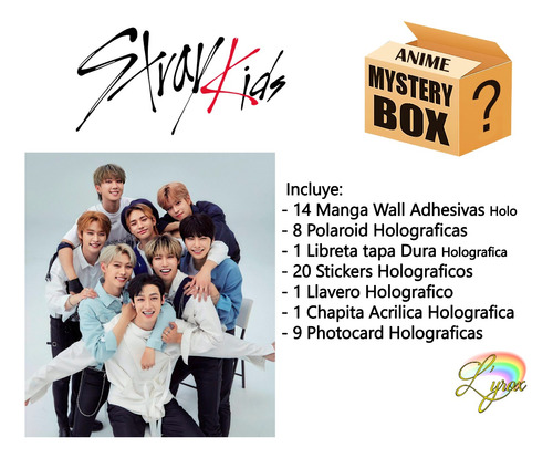 Caja Misteriosa Stray Kids Mystery Box Pack Holografico Kpop