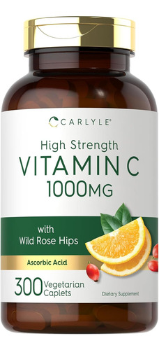 Vitamina C 1000 Mg Carlyle 300 Capsulas Blandas