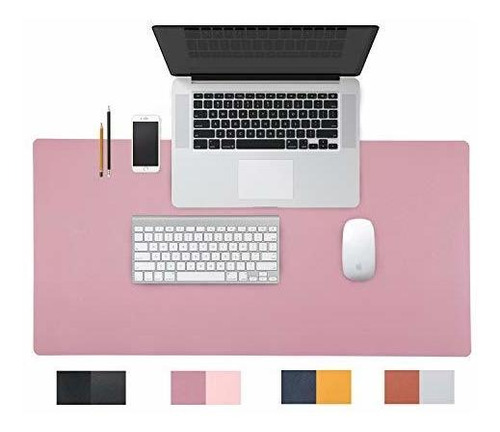 Pad Mouse - Leather Desk Mouse Pad Home Office Mat 31.4 X 15