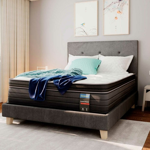 Colchón Eldorado Doble Therapedik Firme 140 X 190 Cm Colchon