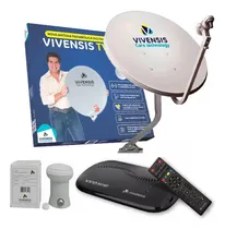 Comprar 2receptor Vivensis Vx10 Sat Hd + Antena Banda Ku + Lnb Duplo