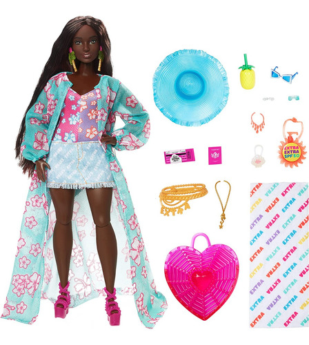 Barbie Extra Fly Muñeca Barbie Ropa Tropical Fashion 2023