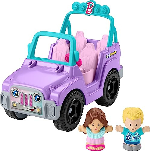 Little People Barbie Toy Car Beach Cruiser Con Sonidos Music