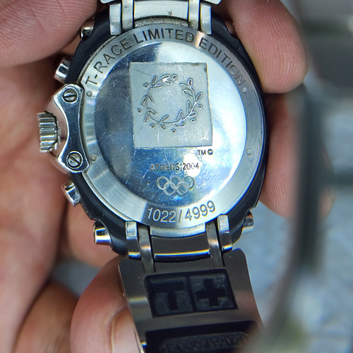 Reloj D Caballero Tissot Trace Edicion Especial Athens 2004 (Usado)