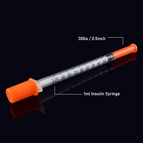 Consumibles De Laboratorio De 1 Ml/cc 30ga/0,5 Envuelt...