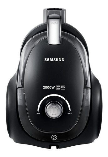Aspiradora Samsung Sin Bolsa 2000 W Negra Vc20ccnmaeb Color Negro
