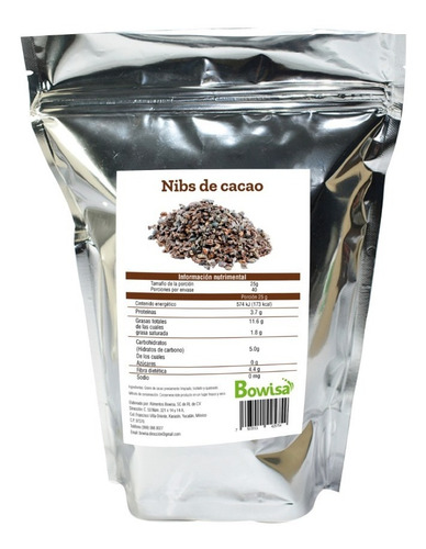 Nibs De Cacao Bowisa 1 Kg