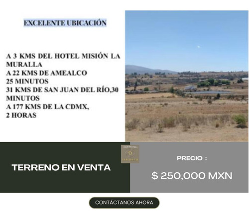 Venta De Terreno En Tepozán 