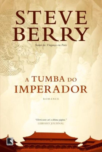 A tumba do imperador, de Berry, Steve. Editora Record Ltda., capa mole em português, 2012