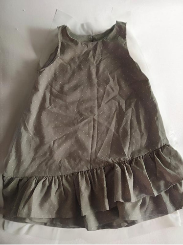 Hermoso Vestido Niña Beba H&m, Talle 2/3 Años Forrado 