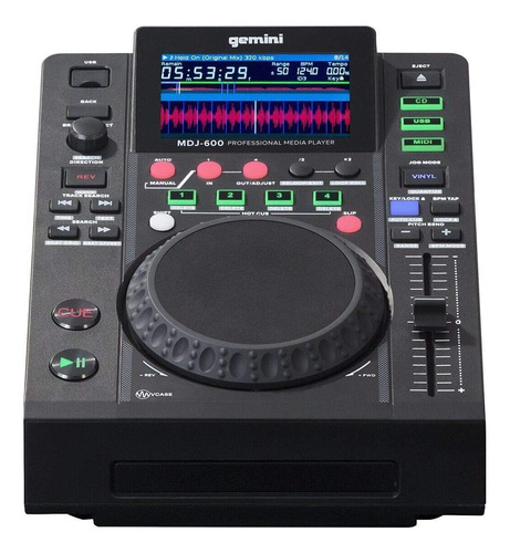 Mdj-600 - Reproductor De Cd Dj Avanzado Con Ruedas De Precis