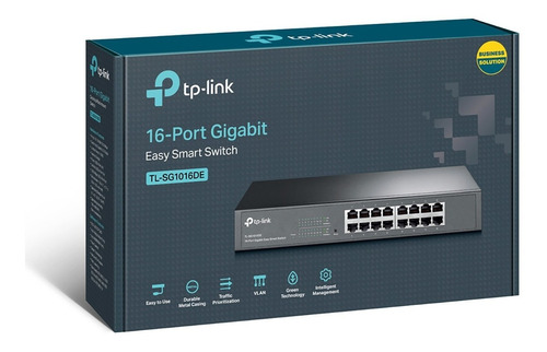 Switch Gigabit 16 Puertos Administrable Tp Link Tl-sg1016de