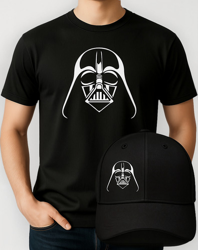 Playera Y Gorra Unisex Darth Vader Star Wars 100% Algodón