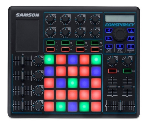 Controlador Usb Midi Samson Conspiracy Launchpad Dj Cuo Color Negro