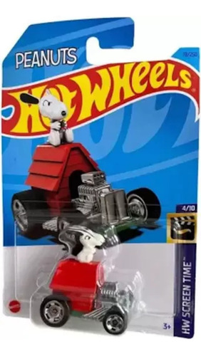 Hot Wheels Escala 1:64 #78 Snoopy Screen Time (4/10) Peanuts