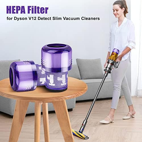 Pacote Com 2 Filtros De Substituição V12 Para Dyson Detect D