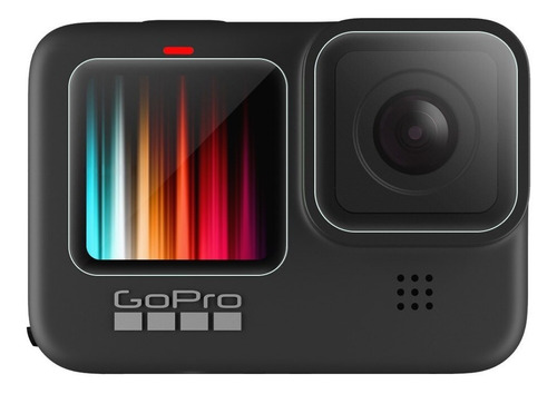 Imagen 3 de 9 de Protector Vidrio Templado De Lente Y Pantallas Gopro Hero 10
