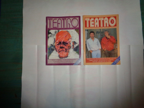 Lote 2 Números De La Revista Teatro  Excelente Estado