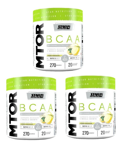 3 Bcaa Mtor Amino Powder Evolution 270g Aminoácidos